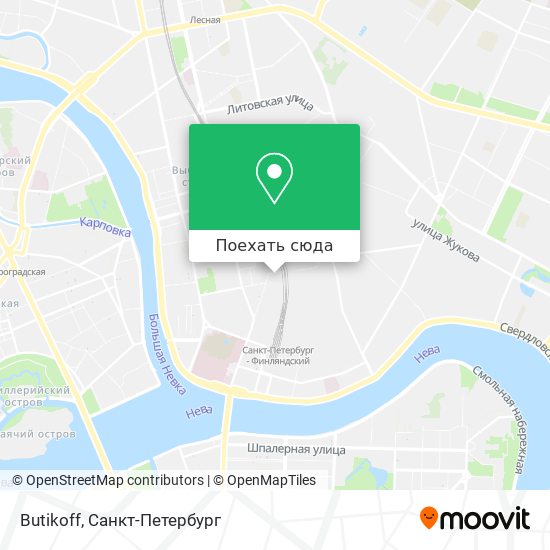 Карта Butikoff
