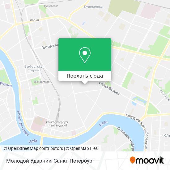 Карта Молодой Ударник