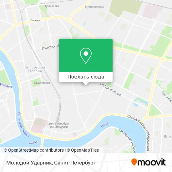 Карта Молодой Ударник