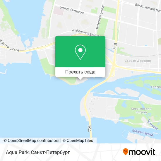 Карта Aqua Park