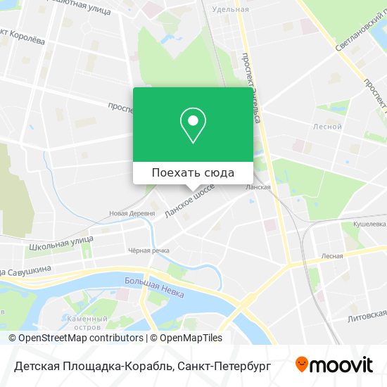 Карта Детская Площадка-Корабль