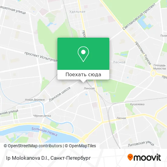 Карта Ip Molokanova D.I.