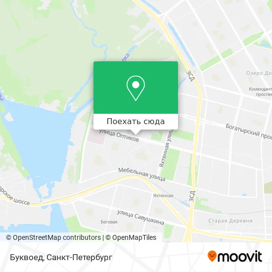 Карта Буквоед