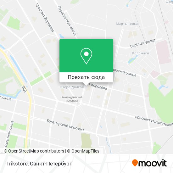 Карта Trikstore