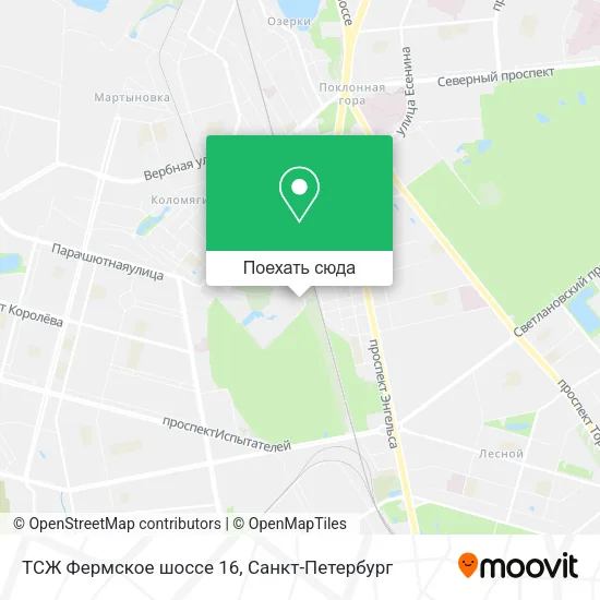 Карта ТСЖ Фермское шоссе 16