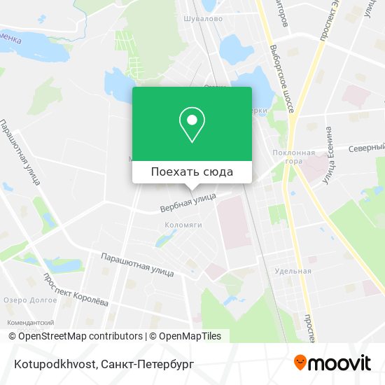 Карта Kotupodkhvost
