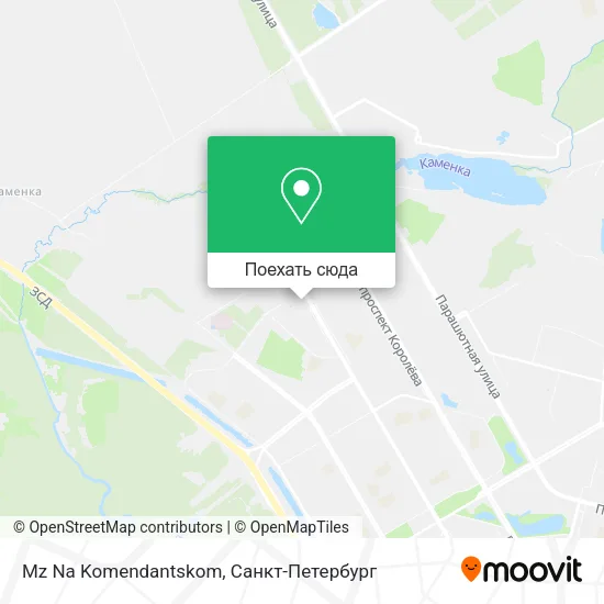 Карта Mz Na Komendantskom