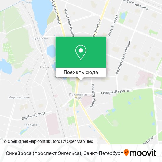 Карта Сикейроса (проспект Энгельса)