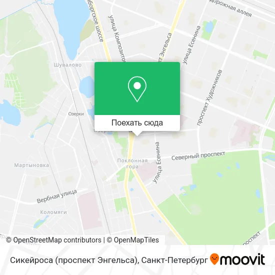Карта Сикейроса (проспект Энгельса)