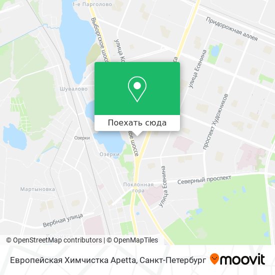 Карта Европейская Химчистка Apetta