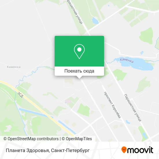 Карта Планета Здоровья