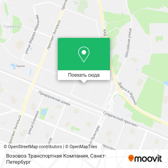 Карта Возовоз Транспортная Компания