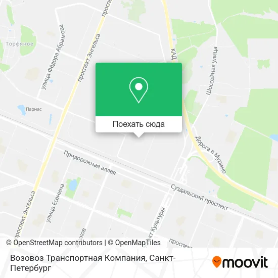 Карта Возовоз Транспортная Компания