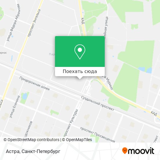 Карта Астра