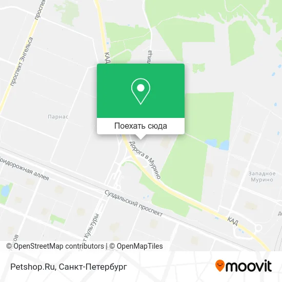 Карта Petshop.Ru