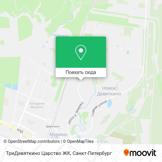 Карта ТриДевяткино Царство ЖК