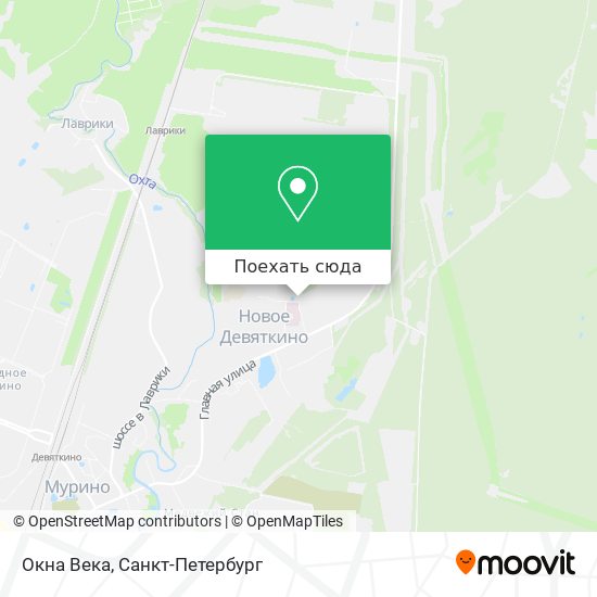 Карта Окна Века