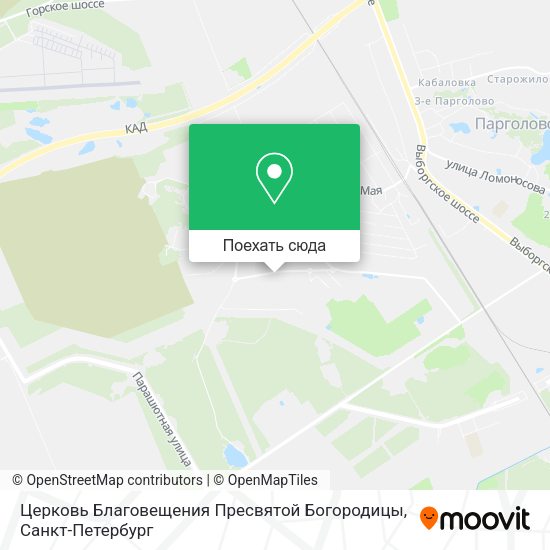 Карта Церковь Благовещения Пресвятой Богородицы