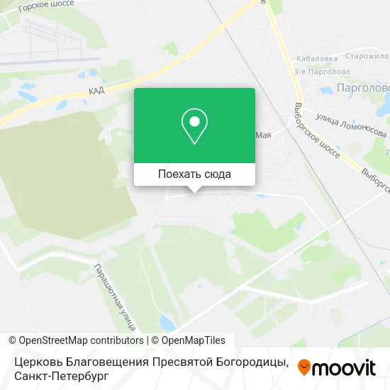 Карта Церковь Благовещения Пресвятой Богородицы