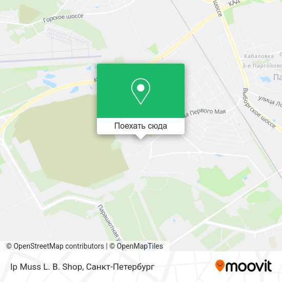Карта Ip Muss L. B. Shop