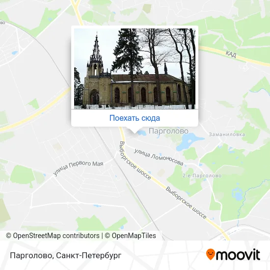 Карта Парголово