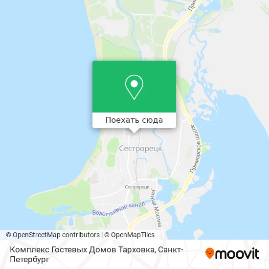 Карта Комплекс Гостевых Домов Тарховка