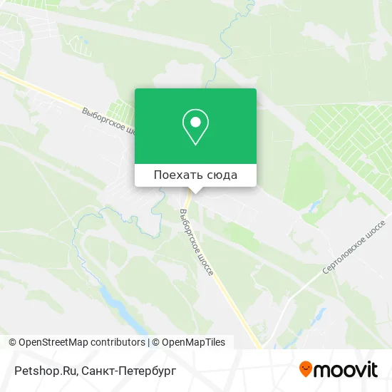 Карта Petshop.Ru