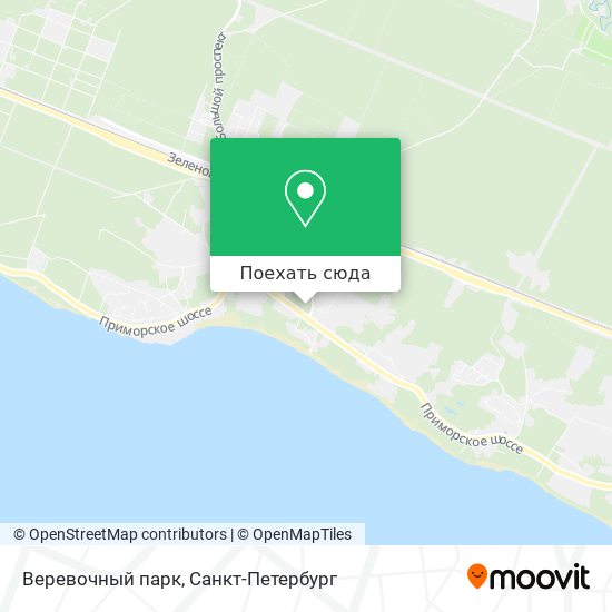 Карта Веревочный парк