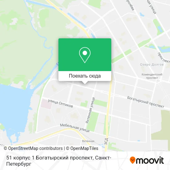 Карта 51 корпус 1 Богатырский проспект