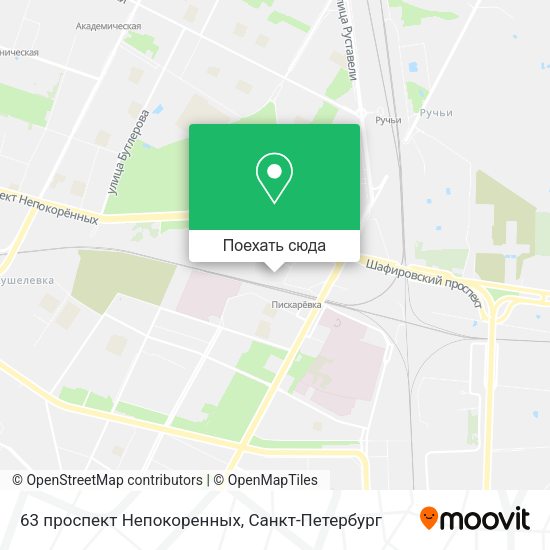 Карта 63 проспект Непокоренных