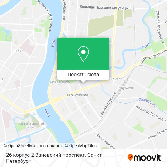 Карта 26 корпус 2 Заневский проспект