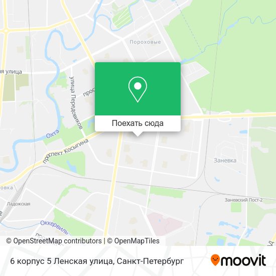 Карта 6 корпус 5 Ленская улица