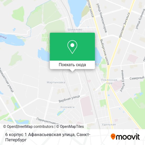 Карта 6 корпус 1 Афанасьевская улица