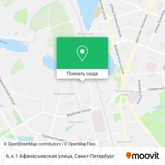 Карта 6, к.1 Афанасьевская улица