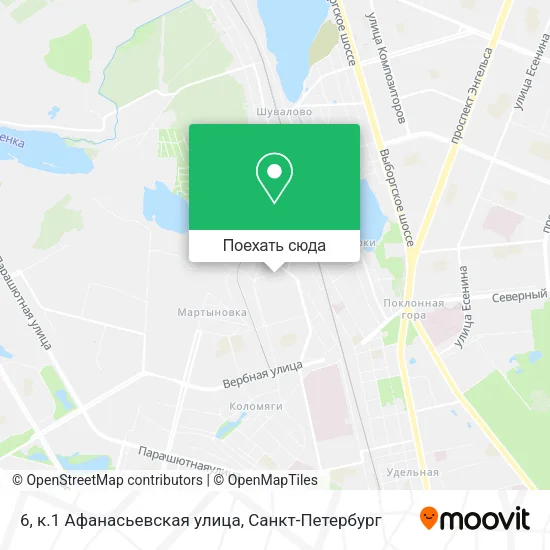 Карта 6, к.1 Афанасьевская улица