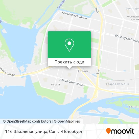 Карта 116 Школьная улица