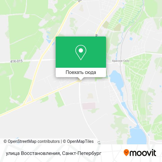 Карта улица Восстановления