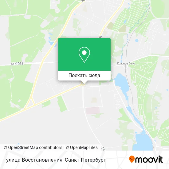 Карта улица Восстановления