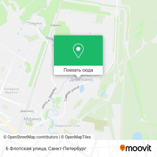 Карта 6 Флотская улица