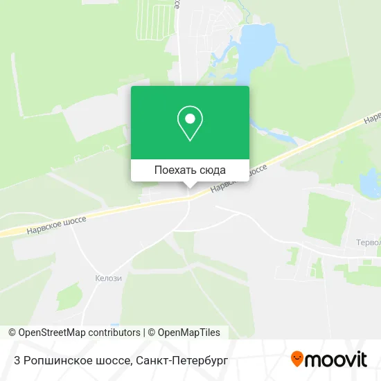 Карта 3 Ропшинское шоссе