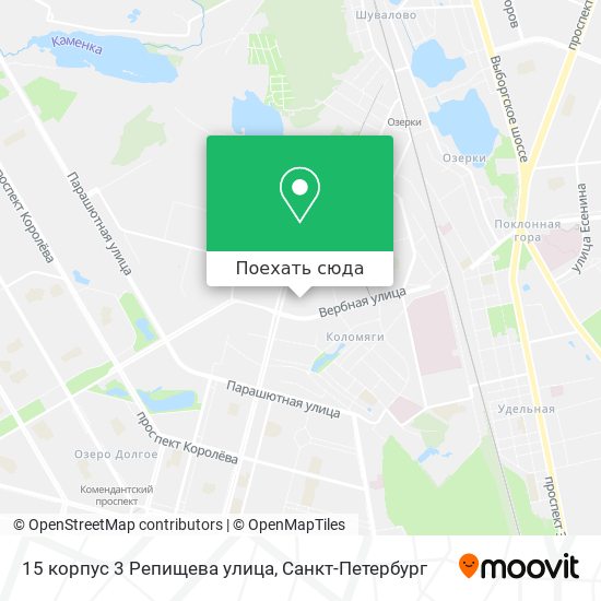 Карта 15 корпус 3 Репищева улица
