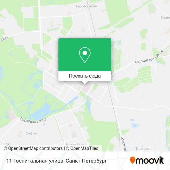 Карта 11 Госпитальная улица