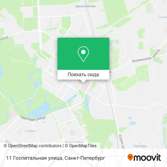Карта 11 Госпитальная улица