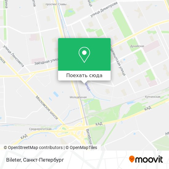 Карта Bileter