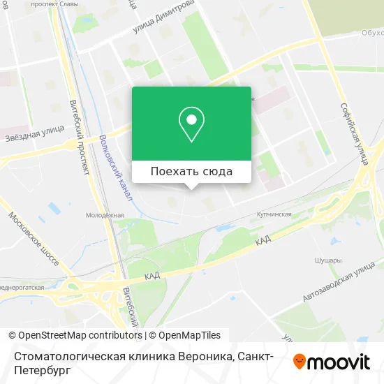 Карта Стоматологическая клиника Вероника