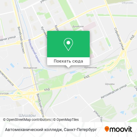 Карта Автомеханический колледж