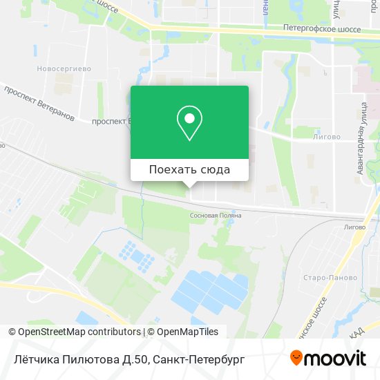 Карта Лётчика Пилютова Д.50