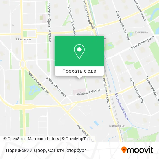 Карта Парижский Двор