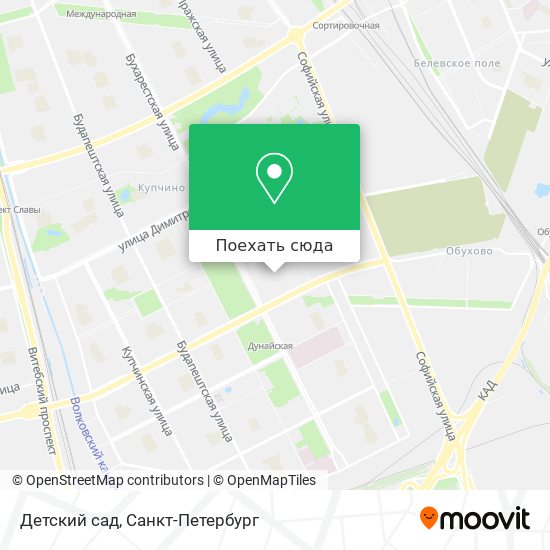 Карта Детский сад