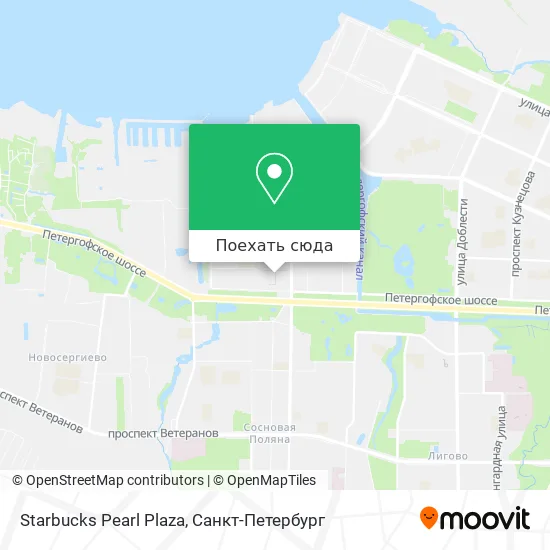 Карта Starbucks Pearl Plaza